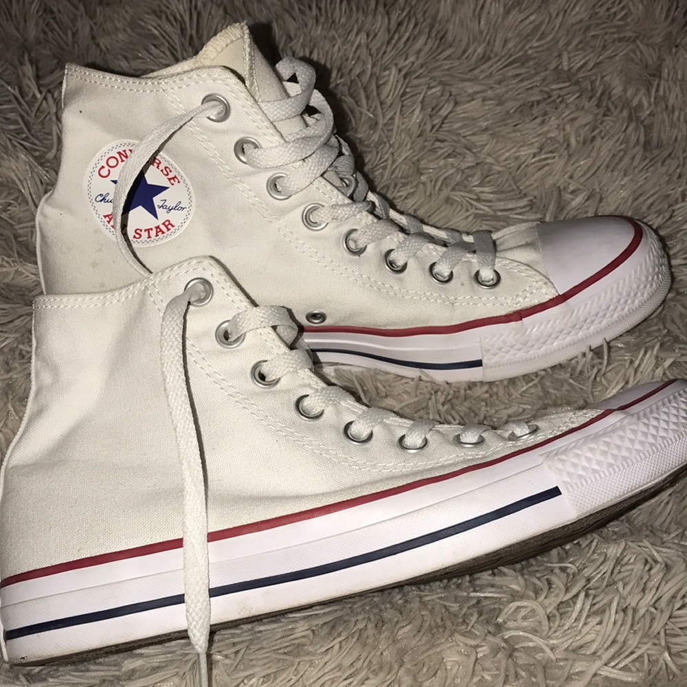 White High Top Converse